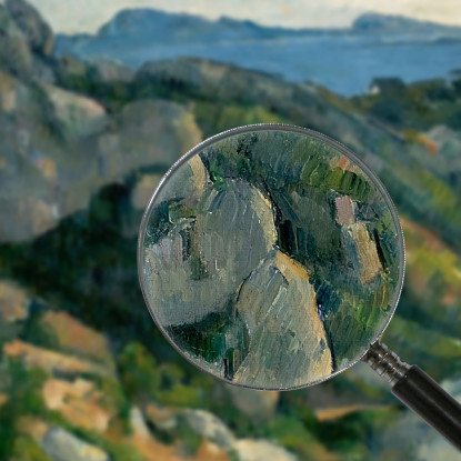 Scogliere A L'Estaque Paul Cézanne pcz18 quadro stampato su tela