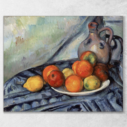 Frutta E Una Brocca Su Un Tavolo Paul Cézanne pcz26 quadro stampato su tela