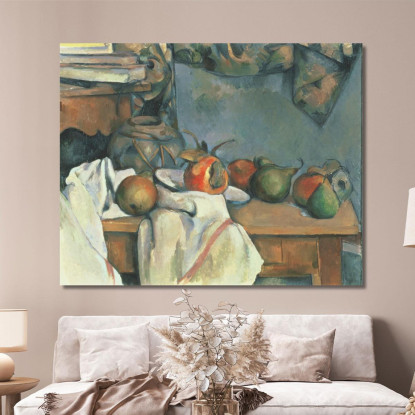 Pentola Di Zenzero Con Melograno E Pere Paul Cézanne pcz29 quadro stampato su tela