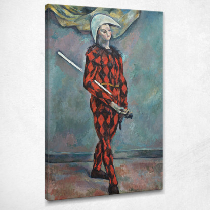 Arlecchino Paul Cézanne pcz32 quadro stampato su tela
