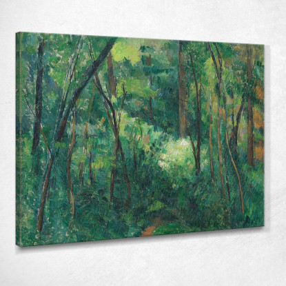 Case In Provenza La Valle Del Riaux Vicino A L'Estaque Paul Cézanne pcz36 quadro stampato su tela