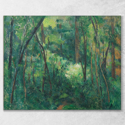Case In Provenza La Valle Del Riaux Vicino A L'Estaque Paul Cézanne pcz36 quadro stampato su tela