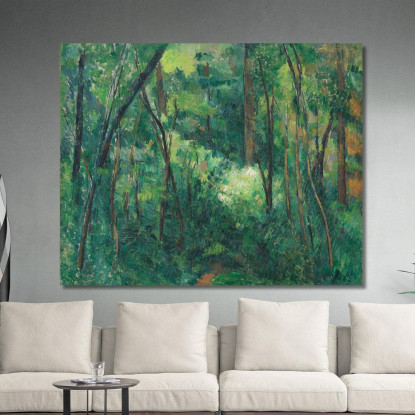 Case In Provenza La Valle Del Riaux Vicino A L'Estaque Paul Cézanne pcz36 quadro stampato su tela