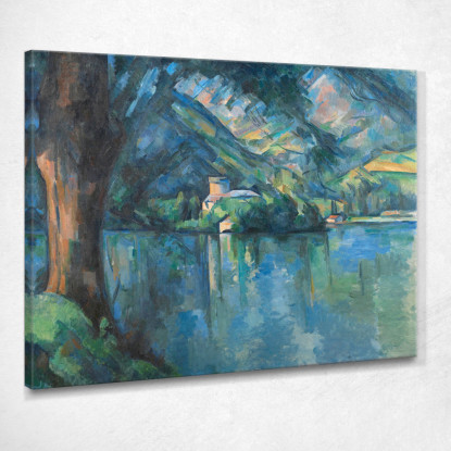 Lago Di Annecy Paul Cézanne pcz39 quadro stampato su tela