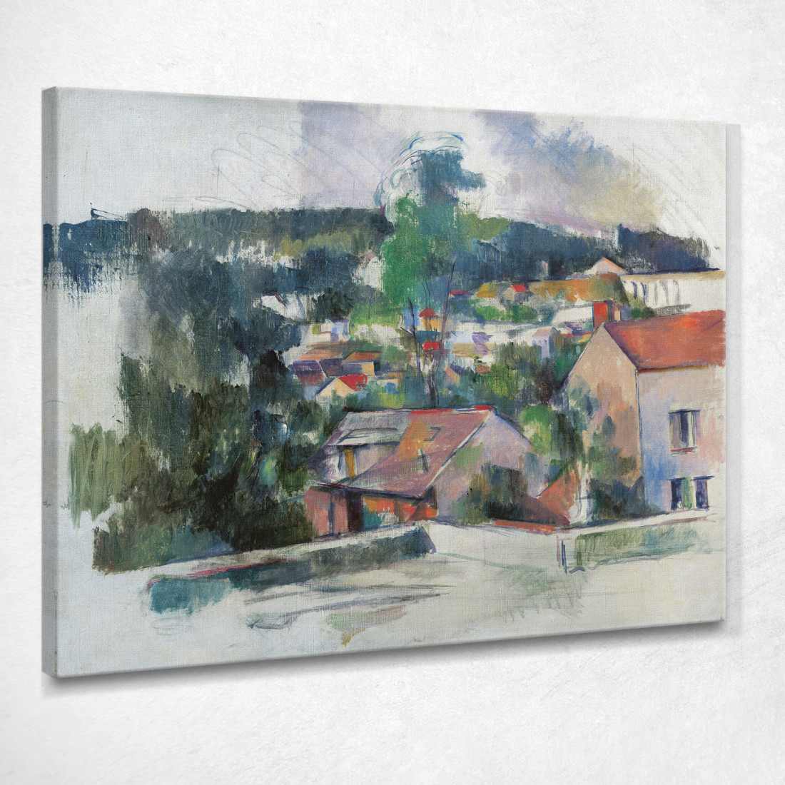 Paesaggio Paul Cézanne pcz42 quadro stampato su tela