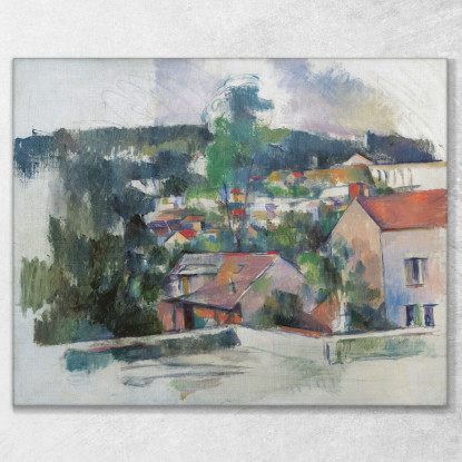Paesaggio Paul Cézanne pcz42 quadro stampato su tela