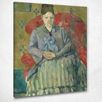 Signora Paul Cézanne pcz52 quadro stampato su tela