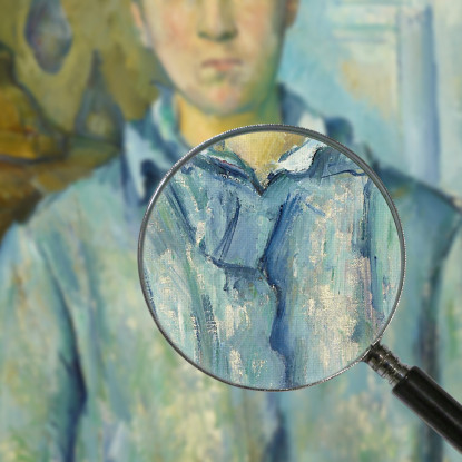 Signora Paul Cézanne pcz54 quadro stampato su tela