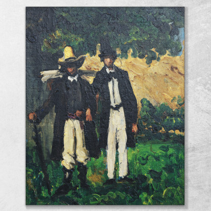 Marion E Valabregue Alla Ricerca Di Un Motivo Per Dipingere Paul Cézanne pcz60 quadro stampato su tela