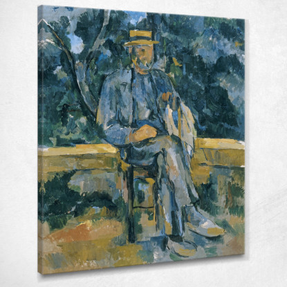 Ritratto Di Contadino Paul Cézanne pcz77 quadro stampato su tela