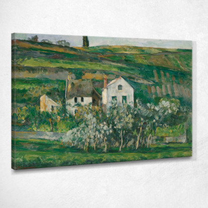 Casetta A Pontoise Paul Cézanne pcz86 quadro stampato su tela