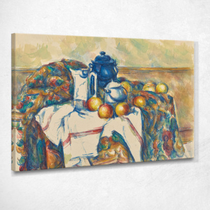 Natura Morta Con Vaso Blu Paul Cézanne pcz92 quadro stampato su tela