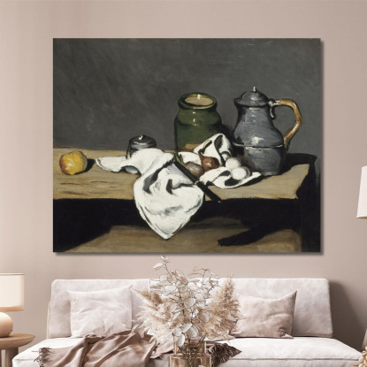 Natura Morta Con Bollitore Paul Cézanne pcz98 quadro stampato su tela