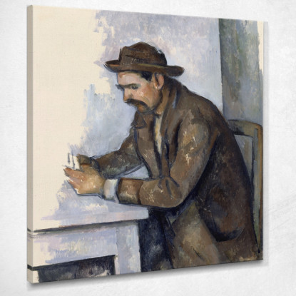 Il Giocatore Di Carte Paul Cézanne pcz110 quadro stampato su tela