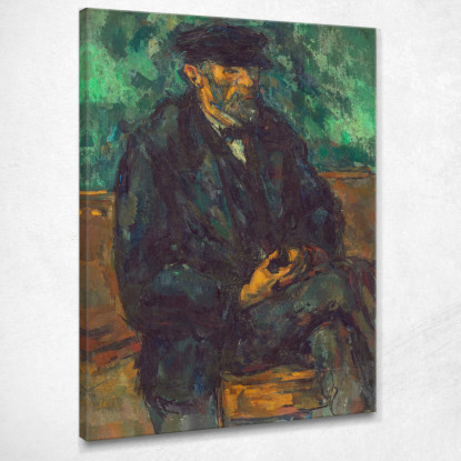 Il Giardiniere Vallier Paul Cézanne pcz114 quadro stampato su tela