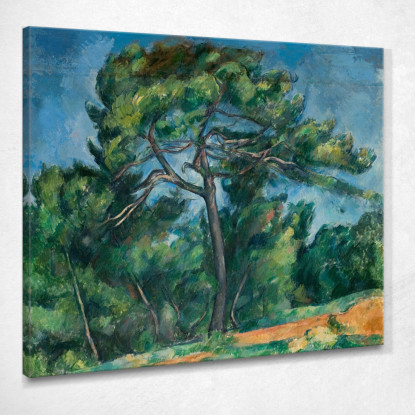 Il Grande Pino Paul Cézanne pcz115 quadro stampato su tela