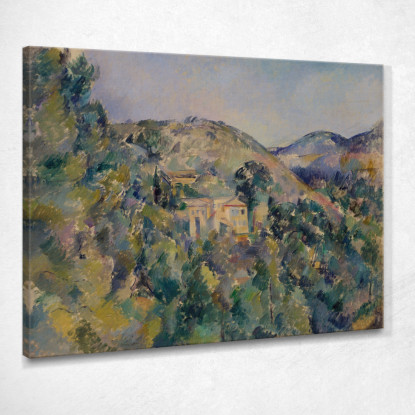 Veduta Del Domaine Saint-Joseph Paul Cézanne pcz120 quadro stampato su tela