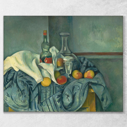 La Bottiglia Di Menta Piperita Paul Cézanne pcz121 quadro stampato su tela