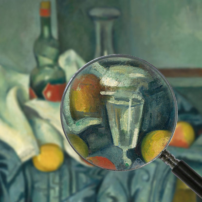 La Bottiglia Di Menta Piperita Paul Cézanne pcz121 quadro stampato su tela