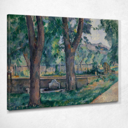 La Piscina Di Jas De Bouffan Paul Cézanne pcz124 quadro stampato su tela