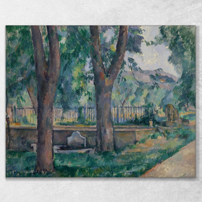 La Piscina Di Jas De Bouffan Paul Cézanne pcz124 quadro stampato su tela