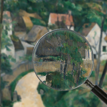 Svolta In Strada Paul Cézanne pcz132 quadro stampato su tela