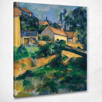 Strada Di Svolta A Montgeroult Paul Cézanne pcz133 quadro stampato su tela