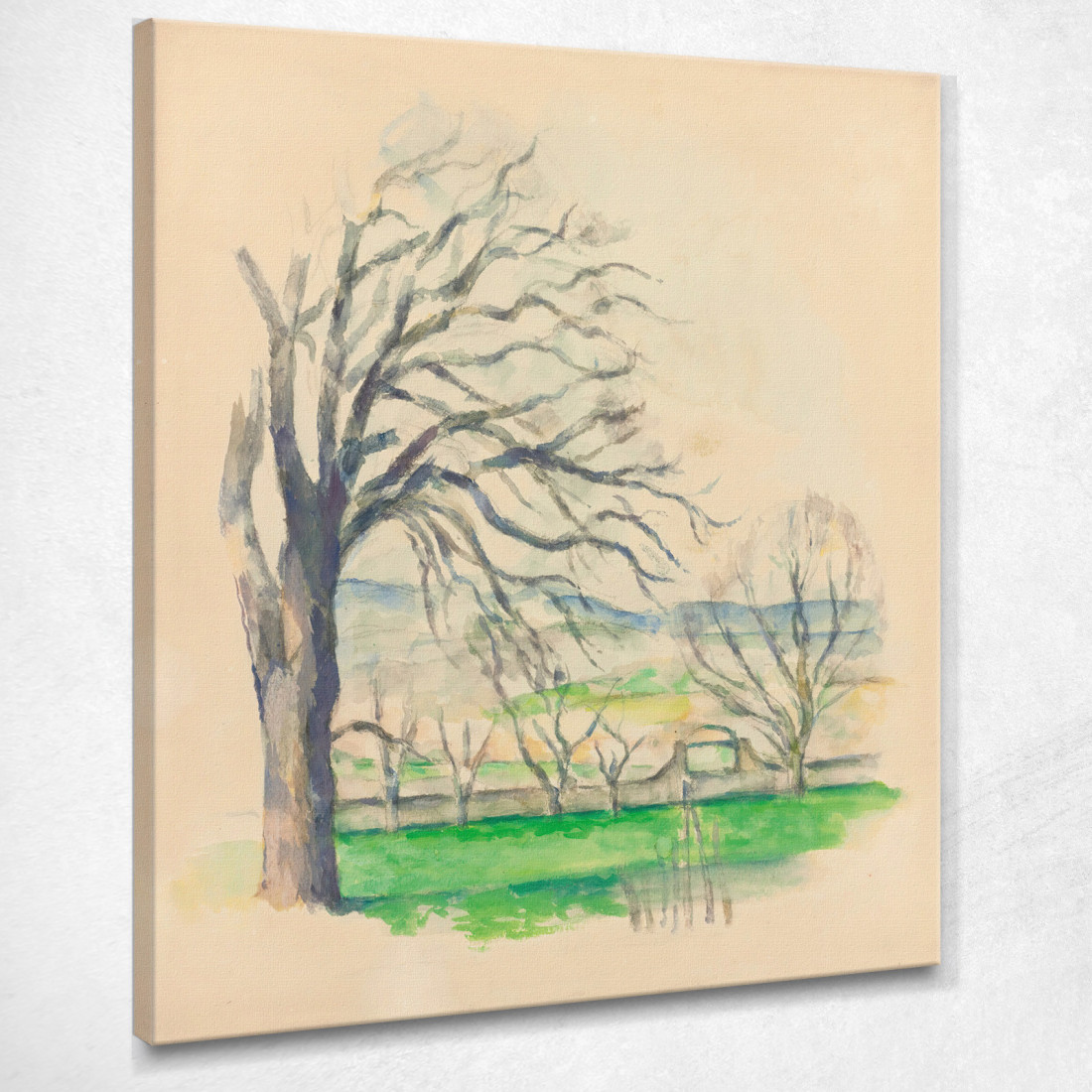 Albero Spogliato A Jas De Bouffan Paul Cézanne pcz141 quadro stampato su tela