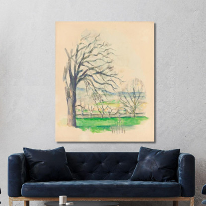 Albero Spogliato A Jas De Bouffan Paul Cézanne pcz141 quadro stampato su tela