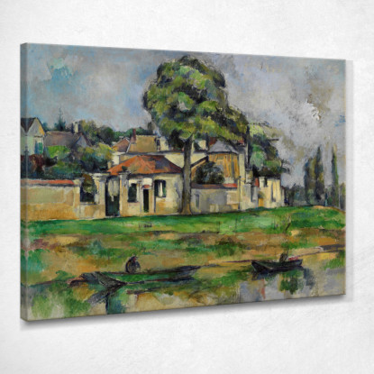 Rive Della Marna Paul Cézanne pcz144 quadro stampato su tela