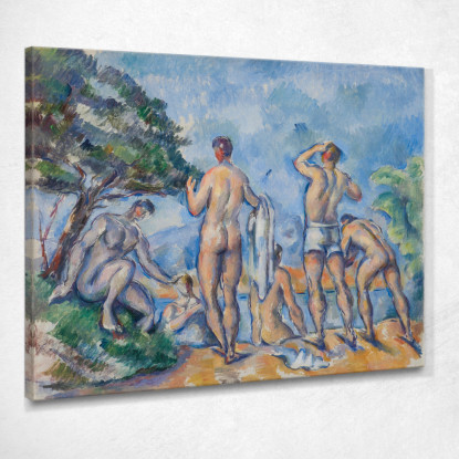 Bagnanti 2 Paul Cézanne pcz146 quadro stampato su tela