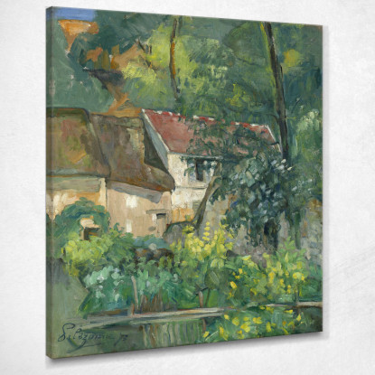 Casa Di Père Lacroix Paul Cézanne pcz159 quadro stampato su tela