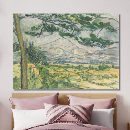 Montagna Di Sainte-Victoire Paul Cézanne pcz163 quadro stampato su tela