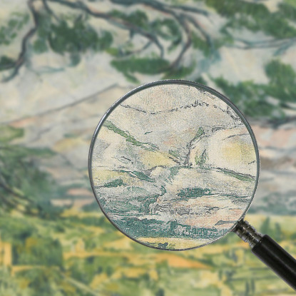 Montagna Di Sainte-Victoire Paul Cézanne pcz163 quadro stampato su tela