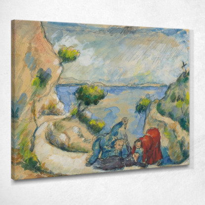 Assassinio Nel Burrone Paul Cézanne pcz170 quadro stampato su tela