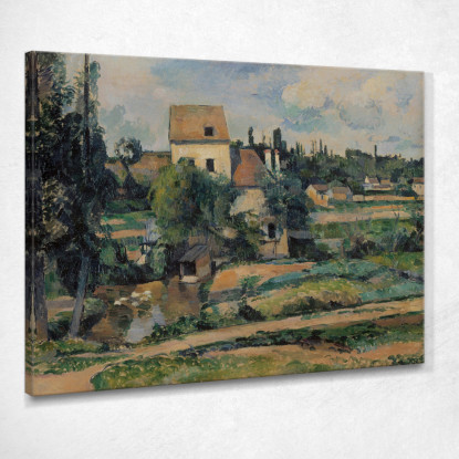 Mulino Sulla Couleuvre A Pontoise Paul Cézanne pcz184 quadro stampato su tela