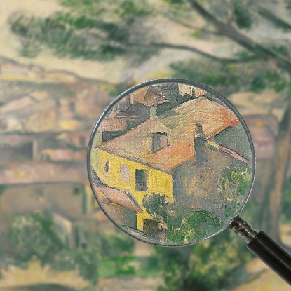 Vista Mattutina Di L'Estaque Contro La Luce Del Sole Paul Cézanne pcz189 quadro stampato su tela