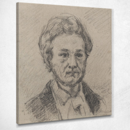 Ritratto Del Signor Chocquet Paul Cézanne pcz196 quadro stampato su tela