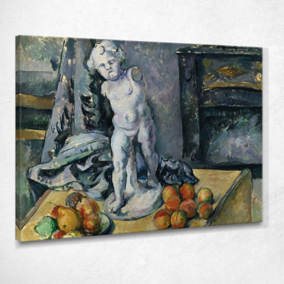 Natura Morta Con Statuetta Paul Cézanne pcz214 quadro stampato su tela