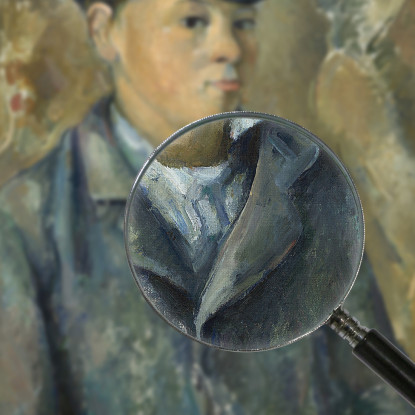 Il Figlio Dell'Artista Paul Paul Cézanne pcz218 quadro stampato su tela