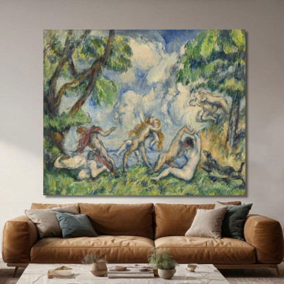 La Battaglia Dell'Amore Paul Cézanne pcz223 quadro stampato su tela