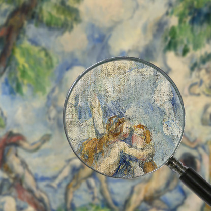 La Battaglia Dell'Amore Paul Cézanne pcz223 quadro stampato su tela