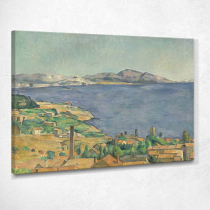 Il Golfo Di Marsiglia Visto Da L'Estaque Paul Cézanne pcz227 quadro stampato su tela