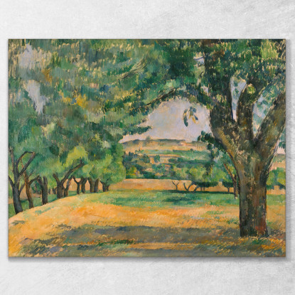 Il Quartiere Di Jas De Bouffan Paul Cézanne pcz230 quadro stampato su tela
