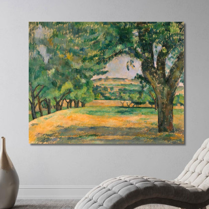 Il Quartiere Di Jas De Bouffan Paul Cézanne pcz230 quadro stampato su tela