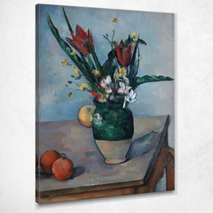 Il Vaso Di Tulipani Paul Cézanne pcz235 quadro stampato su tela