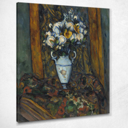 Vaso Di Fiori Paul Cézanne pcz238 quadro stampato su tela