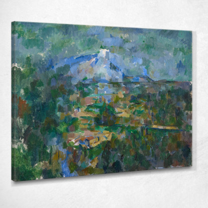 Veduta Del Monte Sainte-Victoire Da Les Lauves Paul Cézanne pcz239 quadro stampato su tela