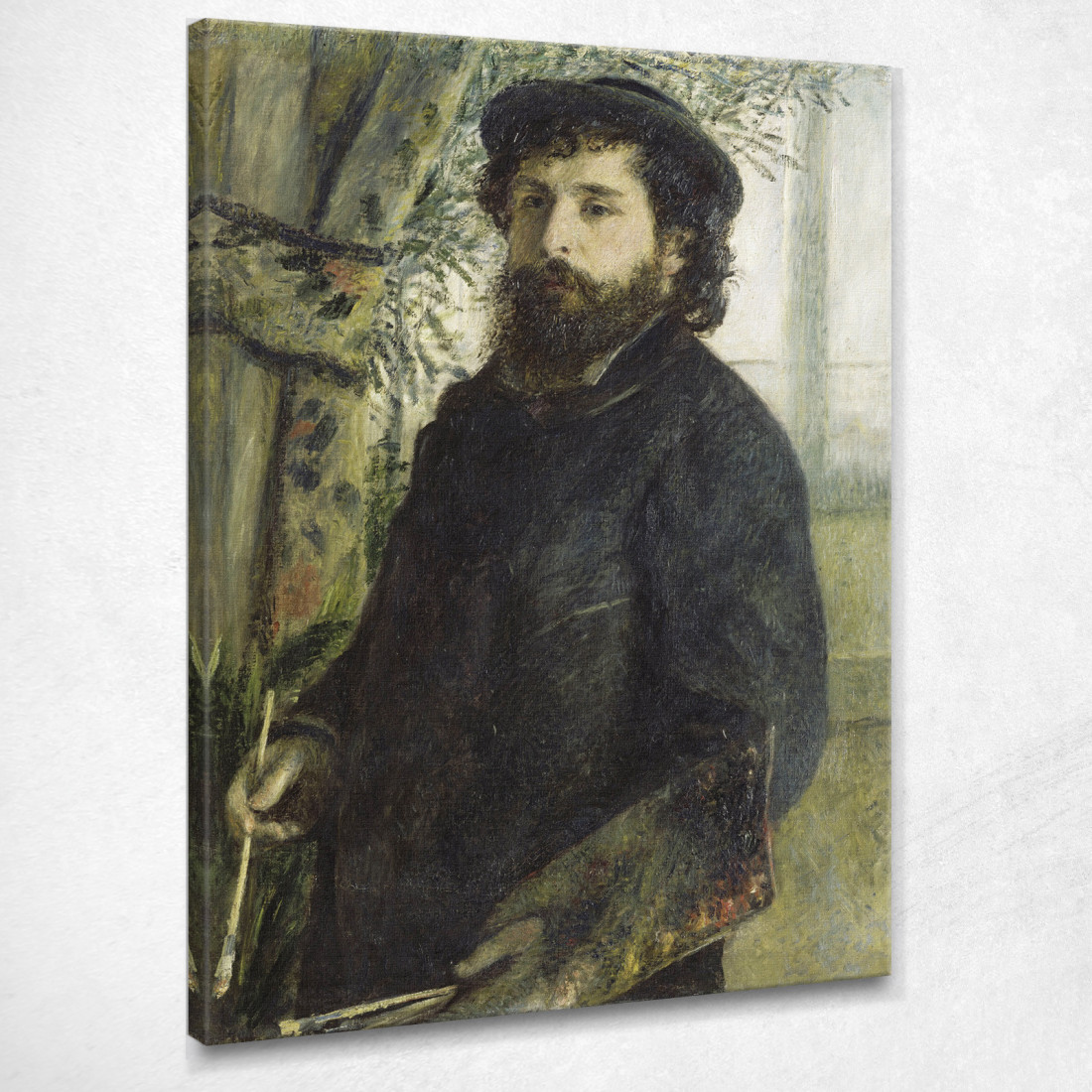 Claude Monet Pierre-Auguste Renoir par4 quadro stampato su tela