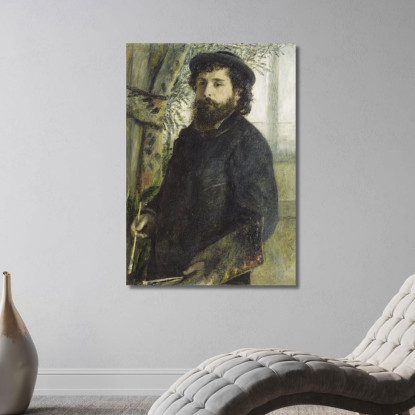Claude Monet Pierre-Auguste Renoir par4 quadro stampato su tela